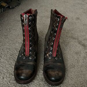 Freebird by Steven Liverpool Boots, Size 9.5 Women’s, Brown Leather